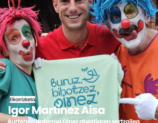 Igor Martinez Aisa aurtengo Nafarroa Oinez abestiaren sortzailea elkarrizketatu dugu gaur irratian