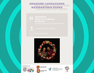 “Milagros & Valentina” antzerkia eskeiniko dute larunbatean Polikiroldegian