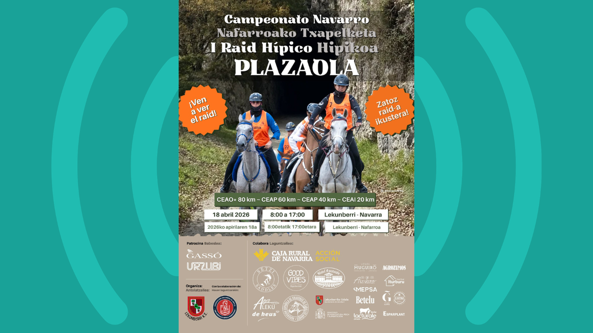 Nafarroako I. Raid Txapelketa ospatuko da larunbatean Plazaolan