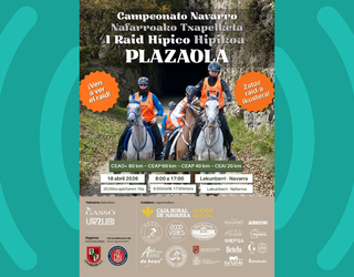 Nafarroako I. Raid Txapelketa ospatuko da larunbatean Plazaolan
