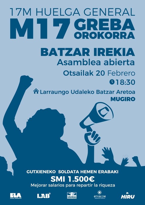 Batzar irekia: M17 GREBA OROKORRA