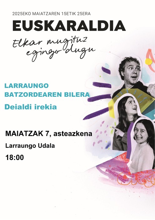 Euskaraldia: Larraungo batzordearen bilera