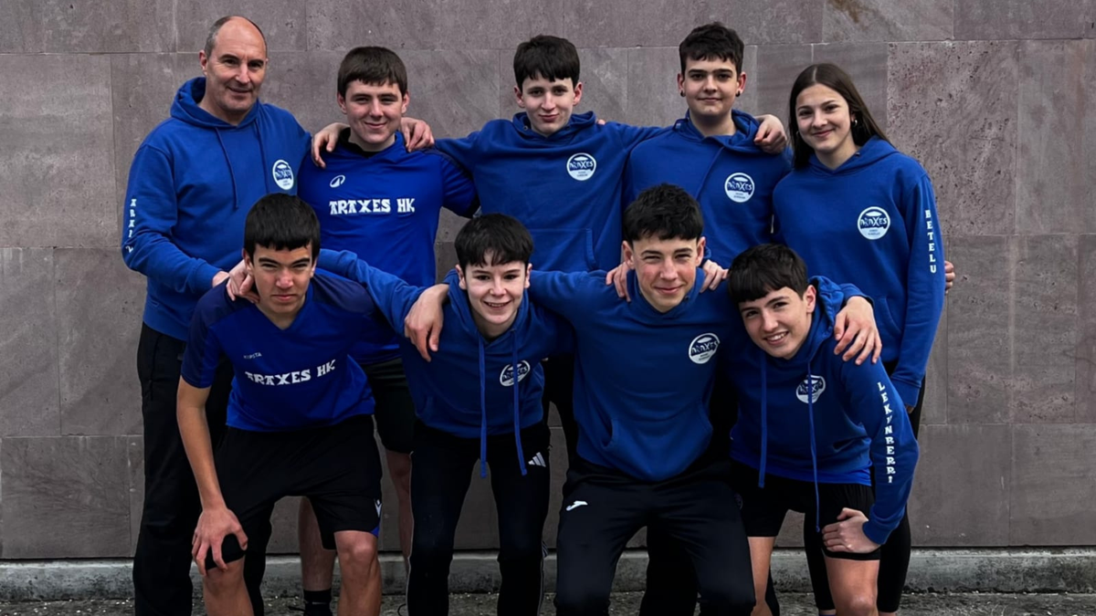 Araxes Herri Kirol Taldeko kadeteek 3. saria lortu zuten Nafarroako Jokoetan