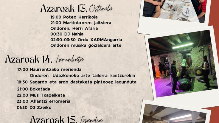 GAINTZAKO FESTAK