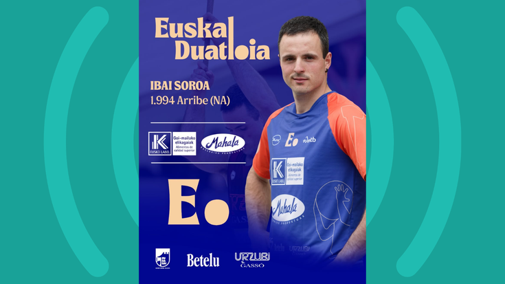 Euskal Duatloia finalean arituko da Ibai Soroa larunbatean