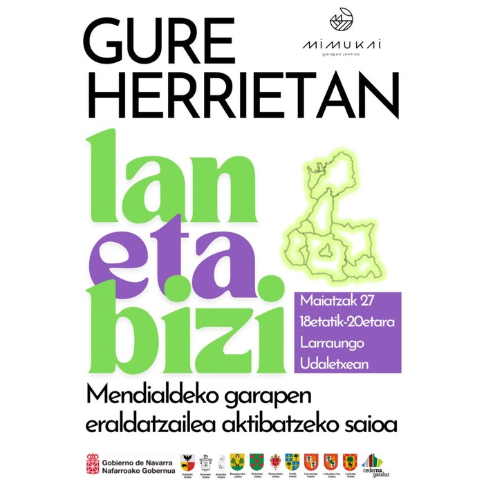 Gure herrietan lan eta bizi