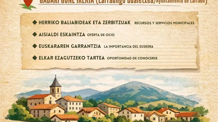 ONGI ETORRI SAIOA Larraun eta Lekunberriko bizilagun berrientzat
