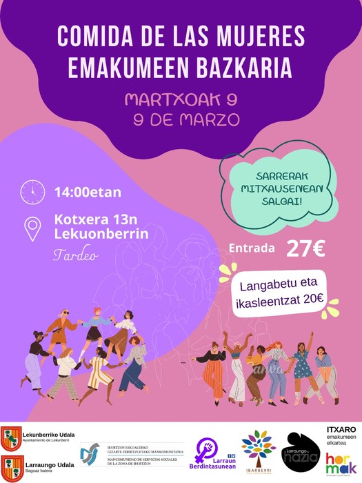 Emakumearen eguna-bazkaria